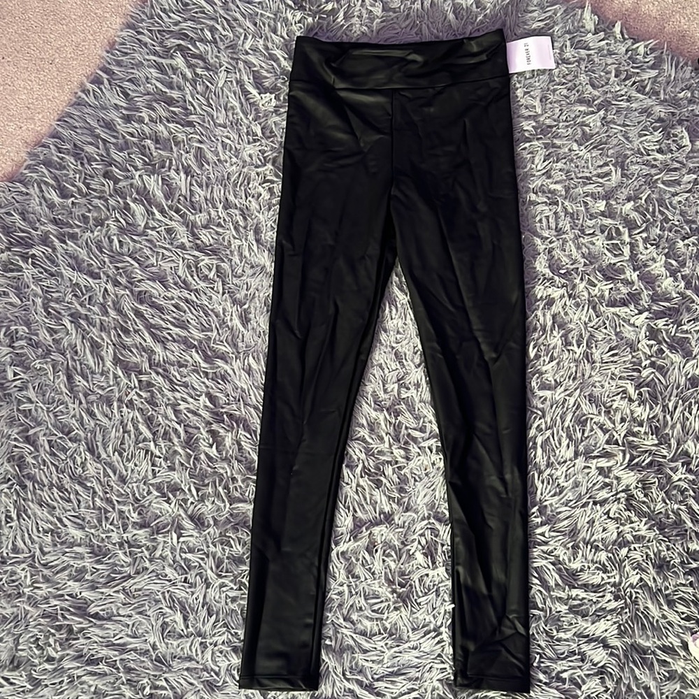 Black Leather leggings